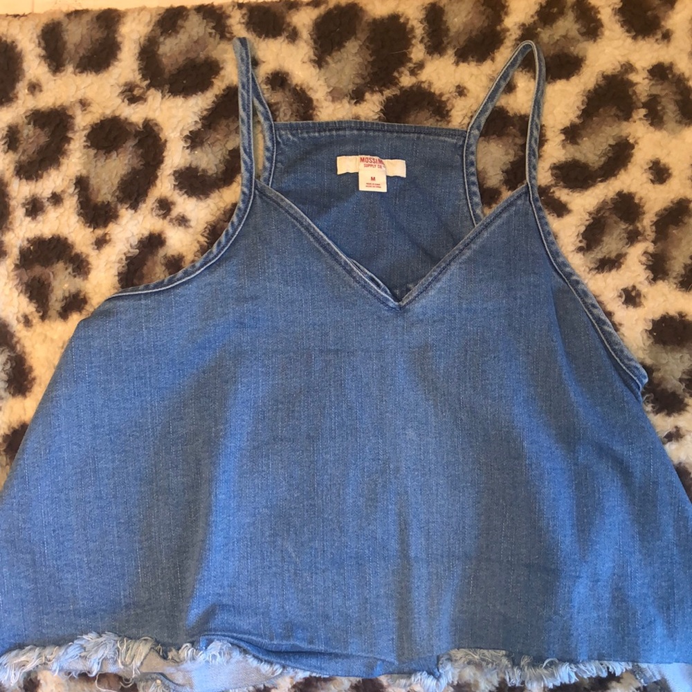 Jean top, very cute during the summer time!